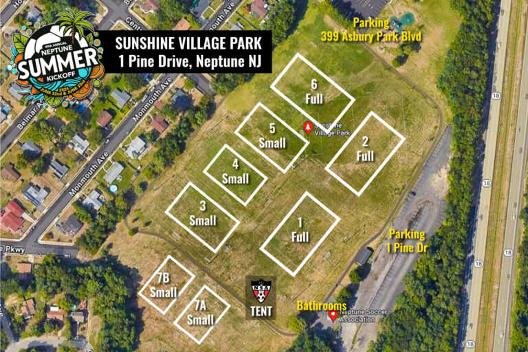 NSA Soccer 2024 Tournament Field Maps Neptune Soccer Association